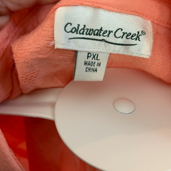 Cold water creek tonal jacquard striped shirt. NWT. Retail 70 - Picture 3 of 6